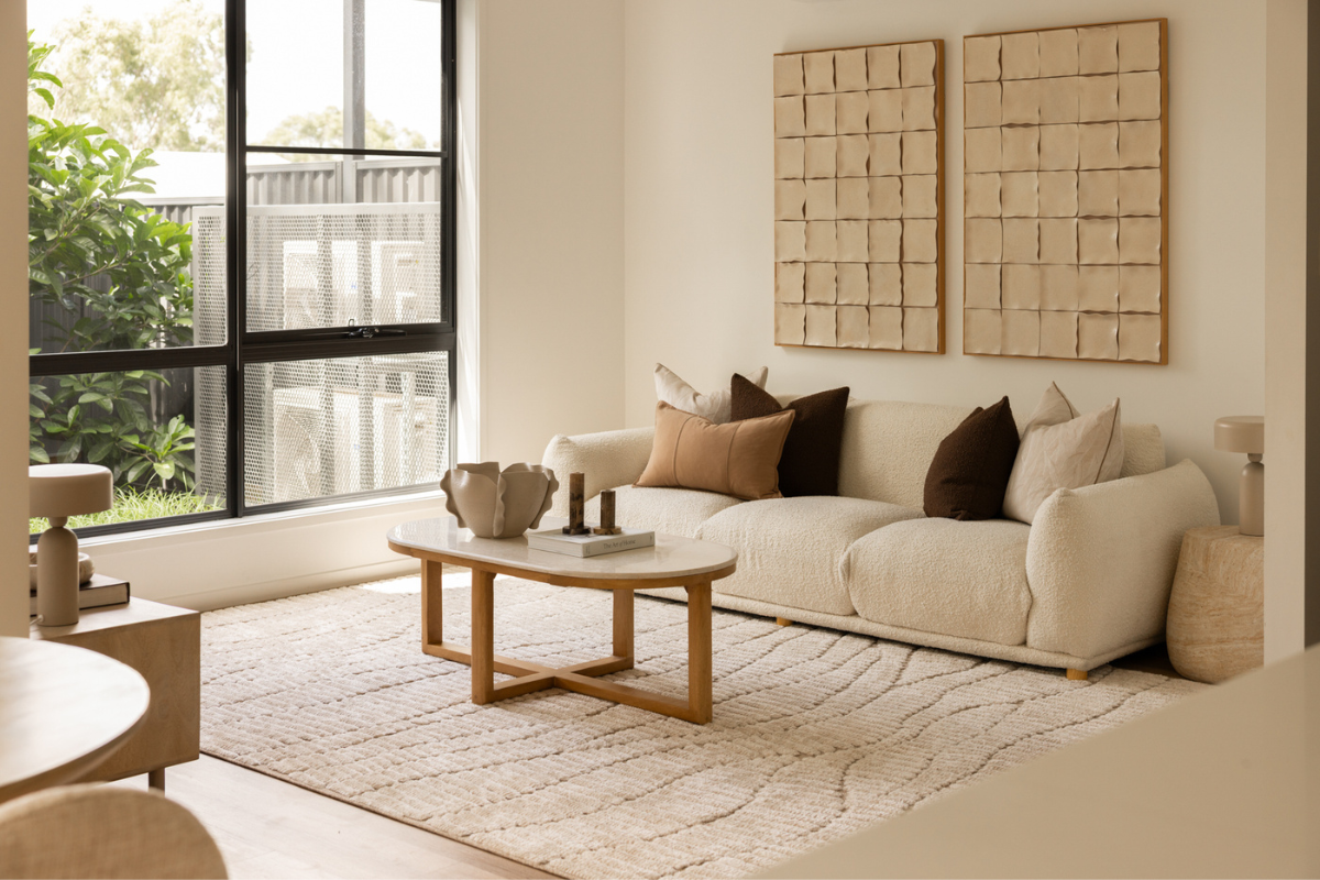living room property styling